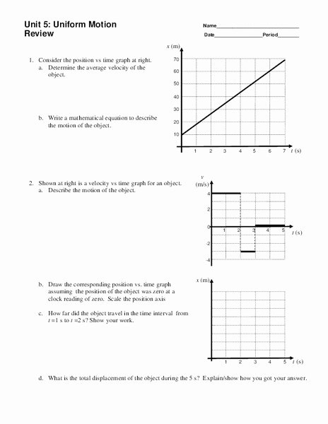 Motion Graph Analysis Worksheet Elegant Motion Map Lesson Plans &amp; Worksheets Reviewed by Teachers