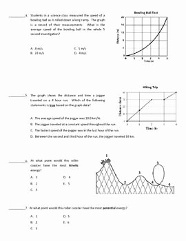 Motion Graphs Physics Worksheet Unique force and Motion Worksheet Science