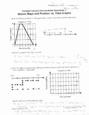 Motion Graphs Worksheet Answers Unique P10 Date Constant Velocity Particle Model Worksheet 1