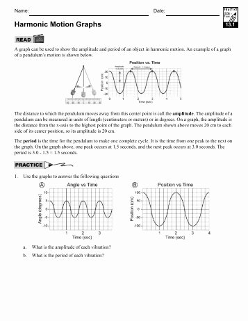 Motion Graphs Worksheet Answers Unique Worksheet B Interpreting Motion Graphs Strickland Science