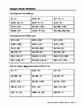 Multiply and Divide Integers Worksheet Best Of Pin On Tpt Store