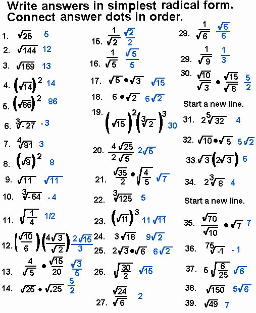 50 Multiply Radical Expressions Worksheet Chessmuseum Template Library