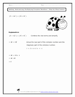 Multiplying Complex Numbers Worksheet Beautiful Adding Subtracting Multiplying Plex Numbers Worksheets