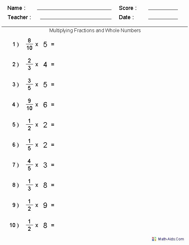 Multiplying Complex Numbers Worksheet Best Of Multiplying Fractions with whole Numbers Worksheets