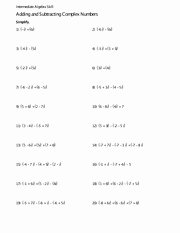Multiplying Complex Numbers Worksheet Unique Rationalizing Imaginary Denominators Z D 2 U 1 M 2 S H K
