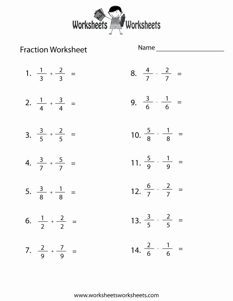 50 Multiplying Fractions Word Problems Worksheet