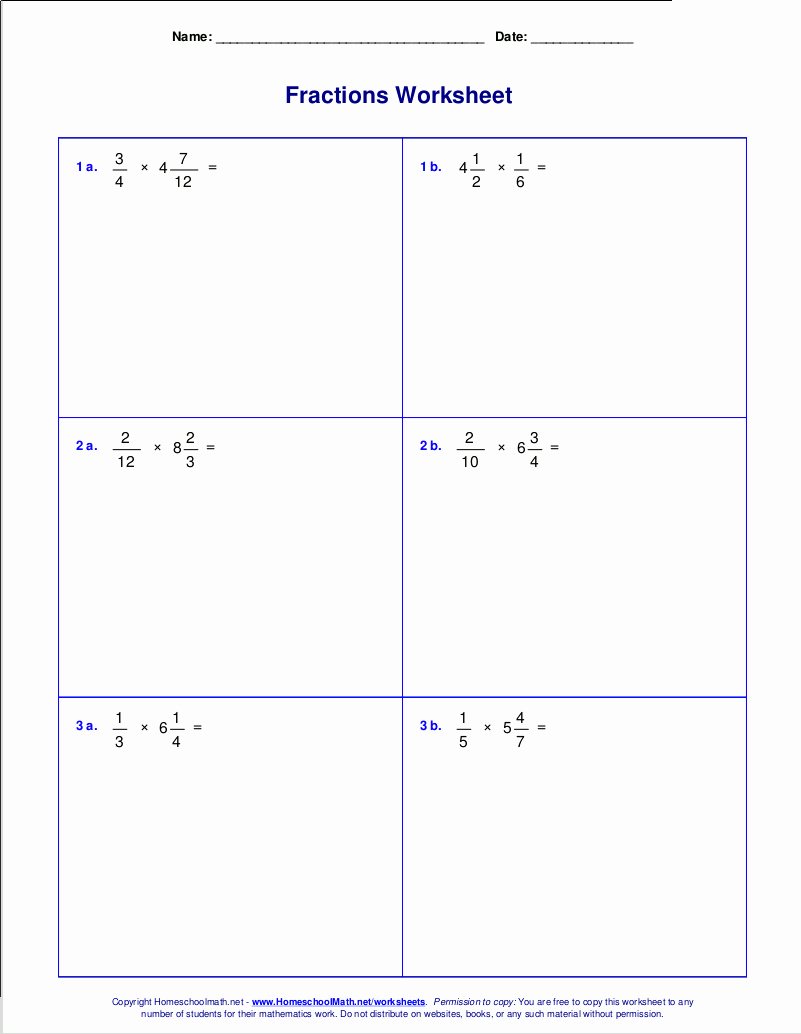 Multiplying Mixed Fractions Worksheet Beautiful Worksheets for Fraction Multiplication