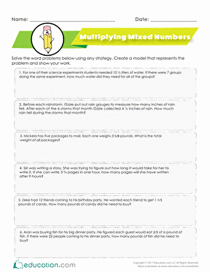 Multiplying Mixed Numbers Worksheet Elegant 5 Nf A 1 Worksheets Mon Core Math