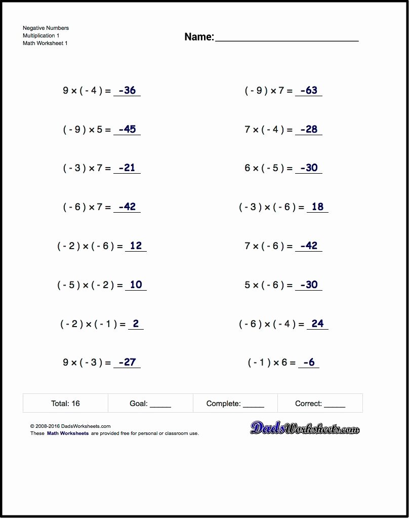 49-multiplying-negative-numbers-worksheet