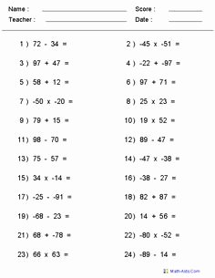 Multiplying Negative Numbers Worksheet Lovely 1000 Images About Projects to Try On Pinterest