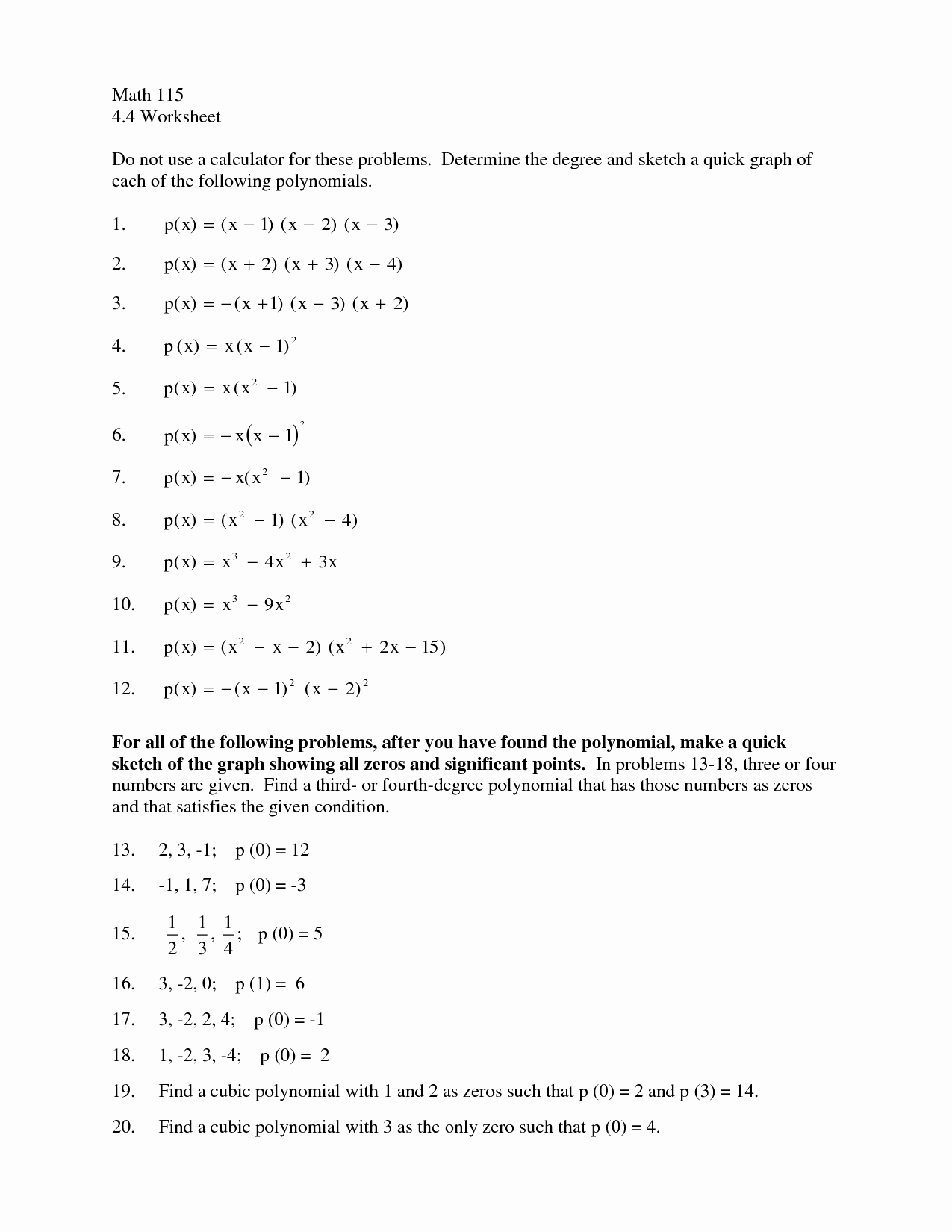 Multiplying Polynomials Worksheet Answers