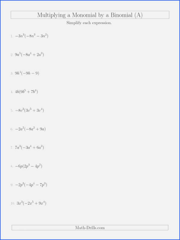 50 Multiplying Polynomials Worksheet Answers Chessmuseum Template Library