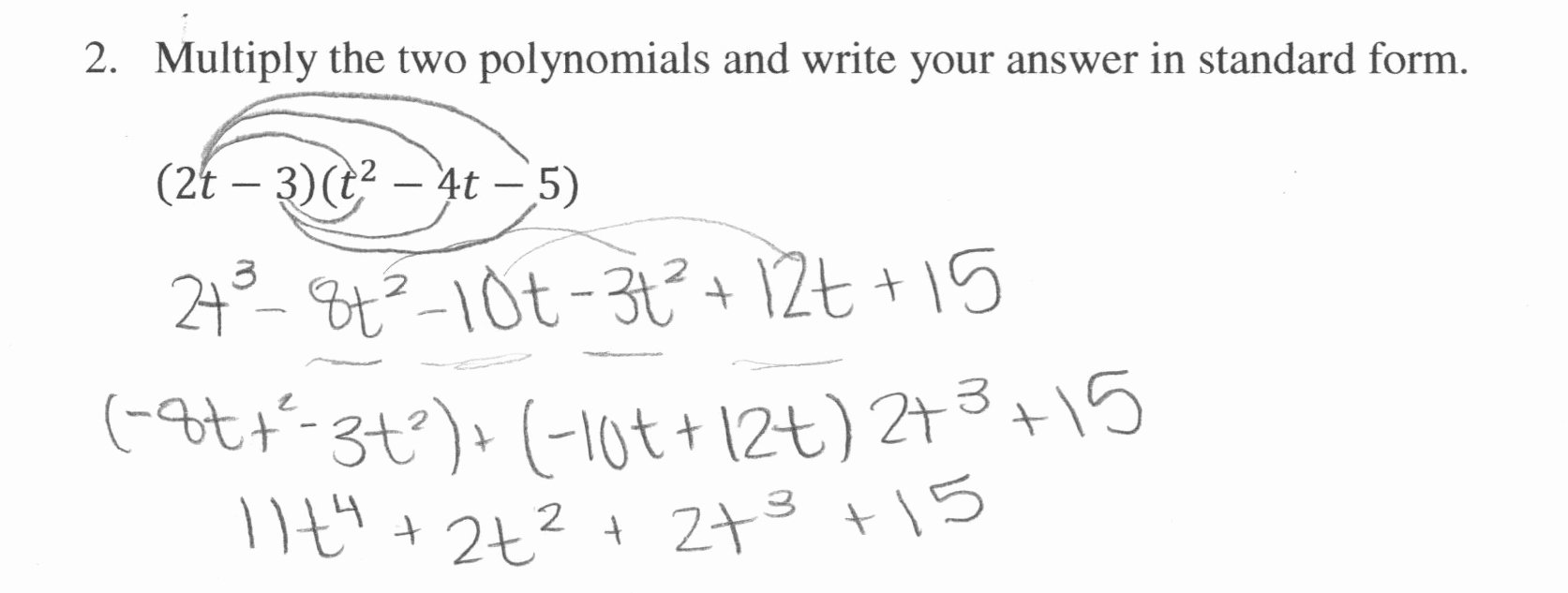 Multiplying Polynomials Worksheet Answers Unique Multiplying A Polynomial by A Monomial Worksheet