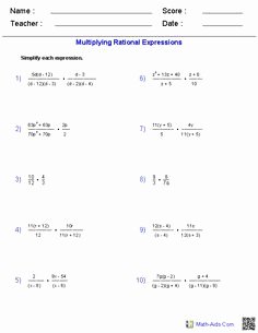 Multiplying Rational Expressions Worksheet Lovely 1000 Images About A2 Rational and Radical Functions On