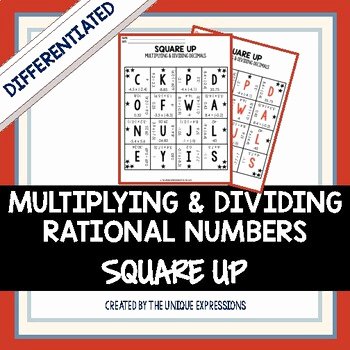 Multiplying Rational Numbers Worksheet Lovely Multiplying &amp; Dividing Rational Numbers Puzzle Decimals