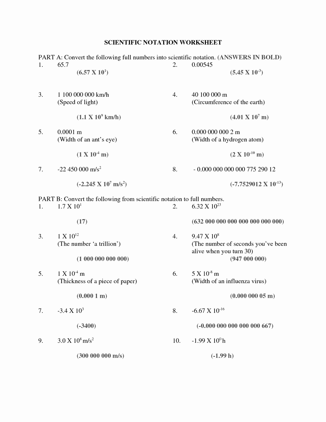 Multiplying Scientific Notation Worksheet Awesome Adding Subtracting Multiplying and Dividing Scientific