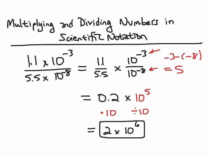 50 Multiplying Scientific Notation Worksheet