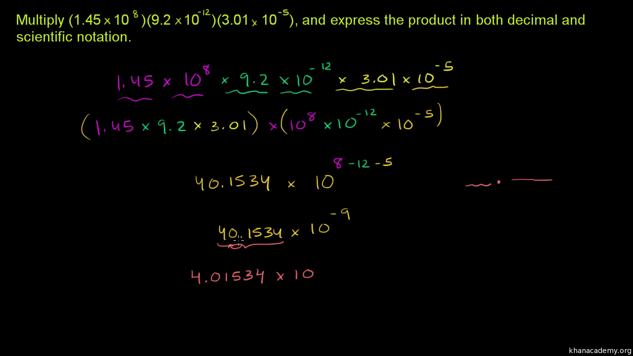 50 Multiplying Scientific Notation Worksheet