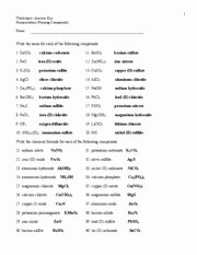 Naming Chemical Compounds Worksheet Answers Luxury Nomenclature Worksheet Answer Key 1 Worksheetanswer Key