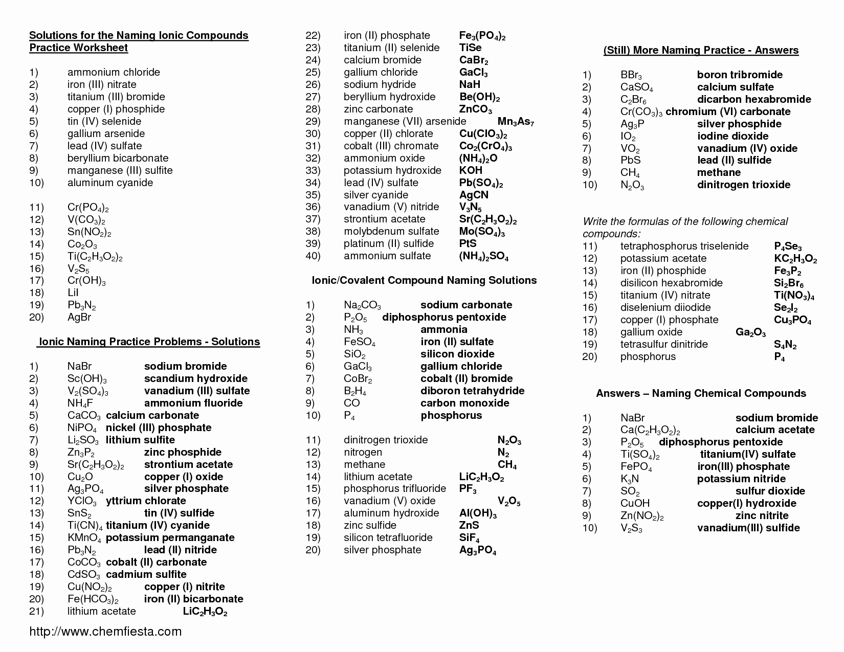 Naming Molecular Compounds Worksheet Answers Inspirational 54 Naming Ionic and Covalent Pounds Worksheet Naming