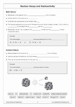 Nuclear Chemistry Worksheet K Best Of Nuclear Decay and Radioactivity [worksheet] by Good
