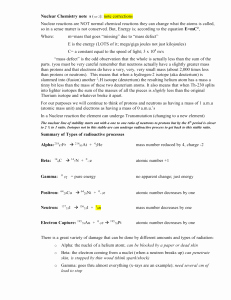Nuclear Chemistry Worksheet K Unique Challenge Nuclear Decay Worksheet