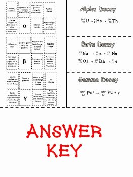 Nuclear Decay Worksheet Answers Key Best Of Radioactive Decay Foldable by Sandy S Science