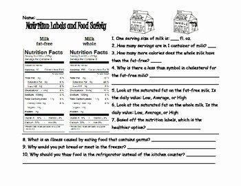 Nutrition Label Worksheet Answers Lovely Nutrition Label Practice by A Sample Of Tech and Teaching