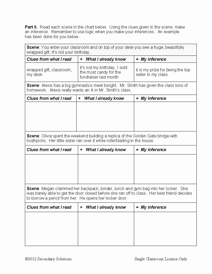 Observation and Inference Worksheet Lovely Printables Observations and Inferences Worksheet