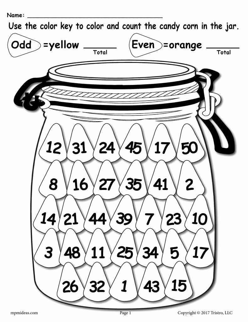 Odd and even Numbers Worksheet Best Of Free Printable Fall themed Odd and even Worksheet – Supplyme