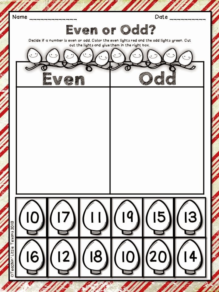Odd and even Numbers Worksheet Elegant Teachin Little Texans Manic Monday even and Odd Freebie