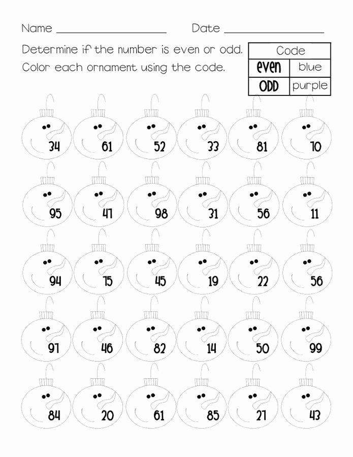 Odd and even Numbers Worksheet Unique even Odd Worksheets
