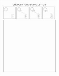 One Point Perspective Worksheet Fresh Perspective E Point Perspective and Graphic Design