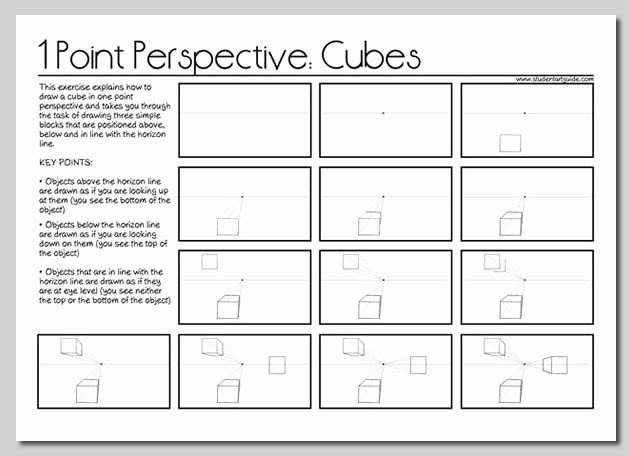 One Point Perspective Worksheet Inspirational 109 Best 1 Point Perspective Images On Pinterest