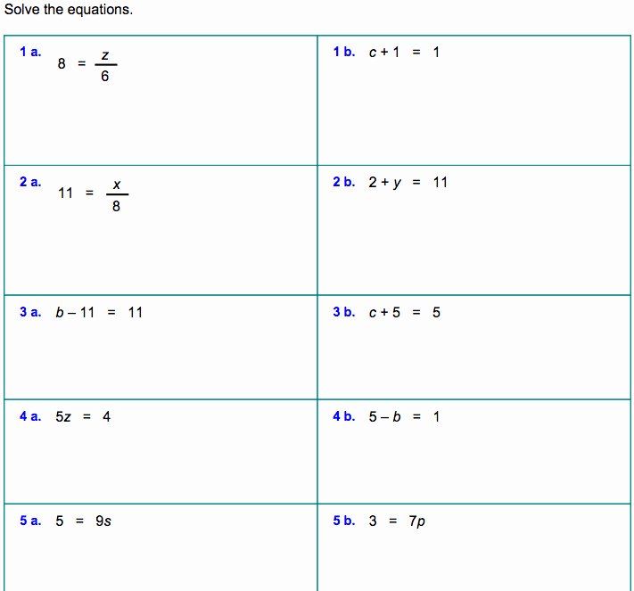 One Step Inequalities Worksheet Awesome E Step Inequalities Worksheet