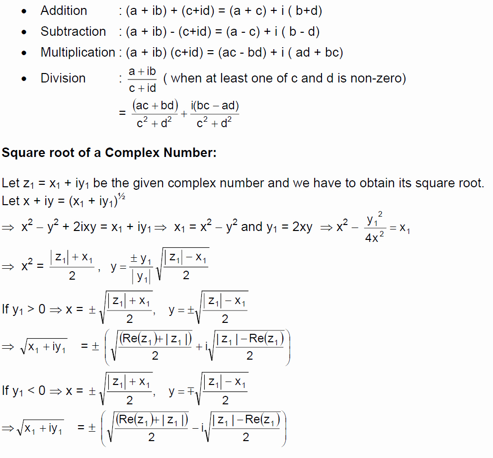 50 Operations With Complex Numbers Worksheet