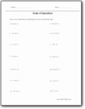 Operations with Exponents Worksheet Beautiful order Of Operations Worksheets