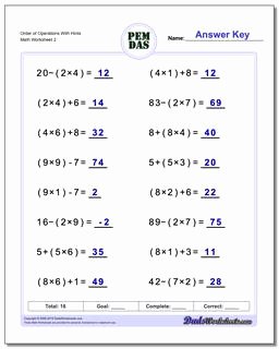 Operations with Exponents Worksheet Luxury order Of Operations
