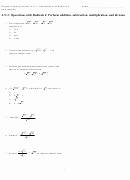 Operations with Radicals Worksheet Lovely Operations with Radicals Worksheet Printable Pdf