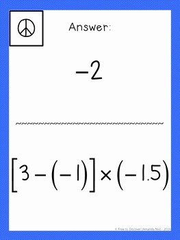 Operations with Rational Numbers Worksheet Elegant All Operations with Rational Numbers Activity Scavenger