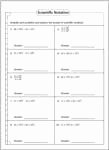 Operations with Scientific Notation Worksheet Fresh Scientific Notation Worksheets