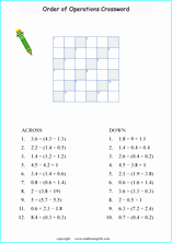 Order Of Operations Puzzle Worksheet Lovely Math order Of Operations Worksheets Using the Bodmas and