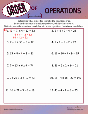 Order Of Operations Puzzle Worksheet Lovely order Of Operations Puzzle Worksheet