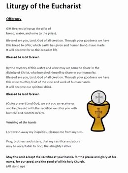 Order Of the Mass Worksheet Beautiful Catholic Mass Booklet for Kids with New Responses