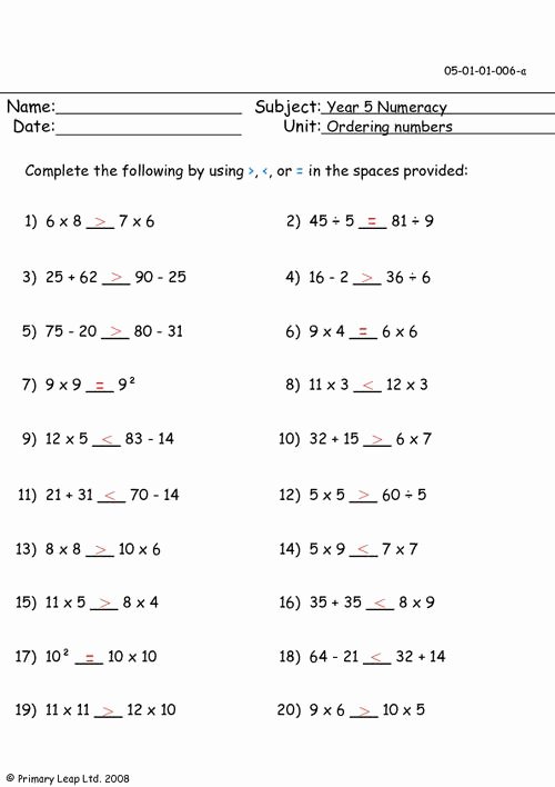 Ordering Rational Numbers Worksheet Lovely ordering Numbers 1