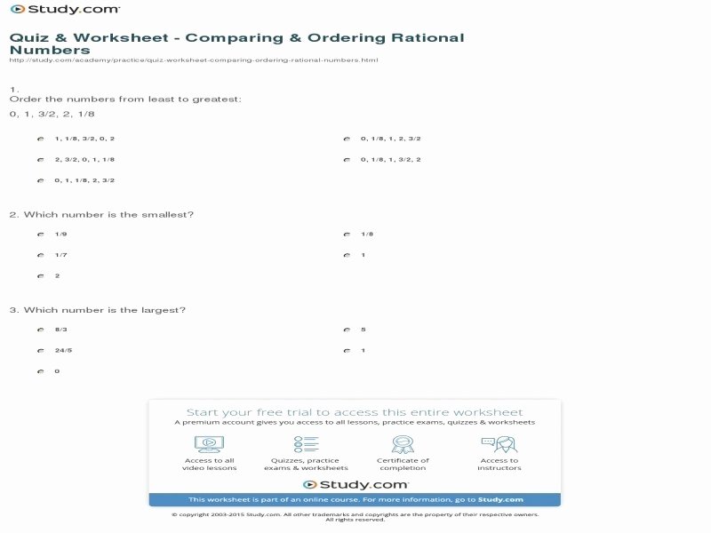 Ordering Rational Numbers Worksheet Lovely solubility Rules Chem Worksheet 15 1 Answers Free