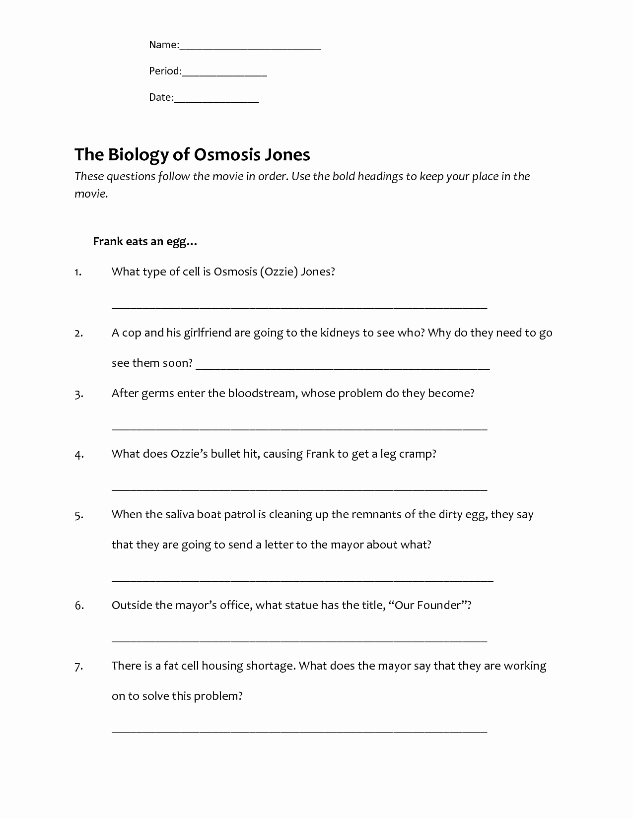 Osmosis and tonicity Worksheet Unique 48 tonicity and Osmosis Worksheet 85 Nacl Record the