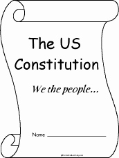 Outline Of the Constitution Worksheet Lovely Us Constitution Book A Printable Book for Fluent Readers
