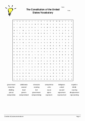 Outline Of the Constitution Worksheet New Wordsearch Puzzle Worksheet Maker