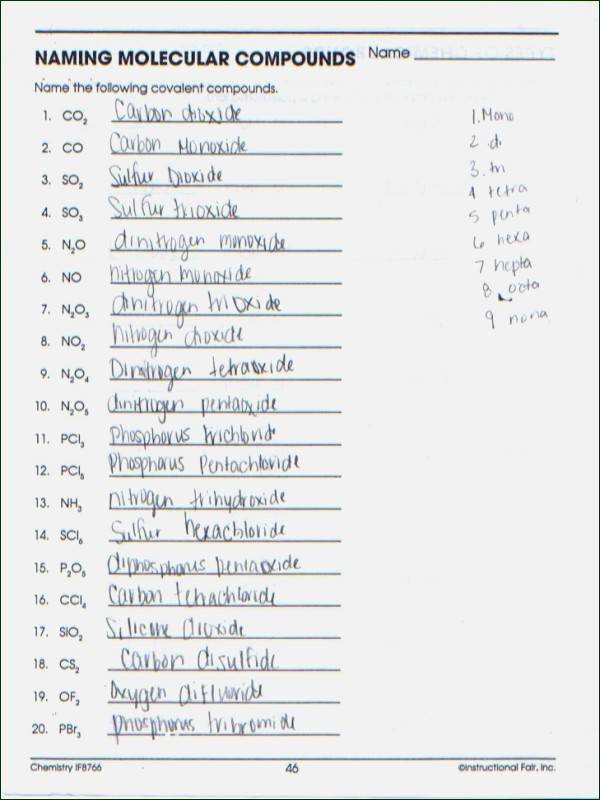 Overview Chemical Bonds Worksheet Answers Elegant Chemical Bonding Worksheet Answers